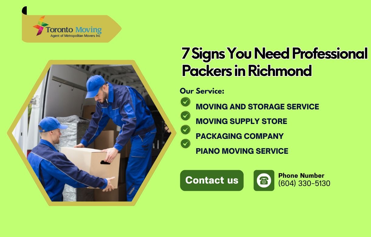 7 Signs You Need Professional Packers in Richmond